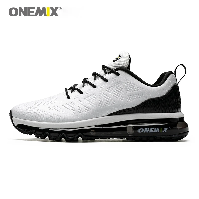 Onemix Air Cushion Running shoes for Men's 97 waterproof leather outdoor running shoe Jogging Sneakers Outdoor Fitness Sneakers