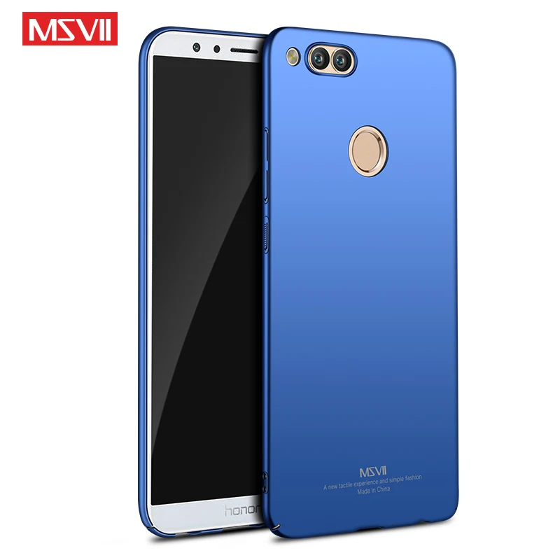 Чехол для Huawei honor 7X case MSVII Brand coque For Honor 7 X slim hard PC Back Cover huawei phone case|Бамперы| |