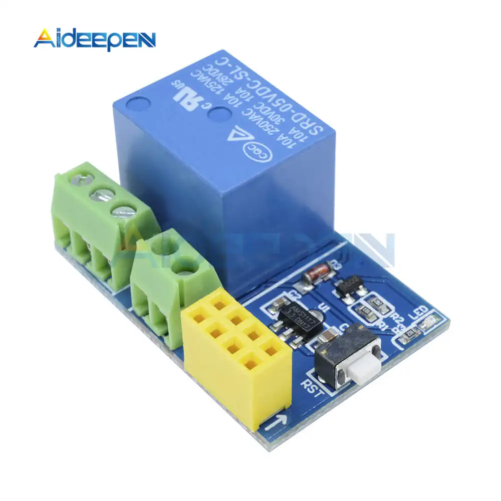 Релейный модуль ESP8266 5 в 1 канал Wi-Fi для умного дома беспроводная плата реле