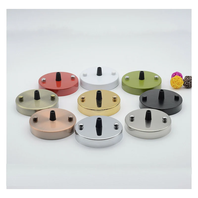 Из 2 предметов цоколь лампы античный Винтаж Потолочная пластина металлический