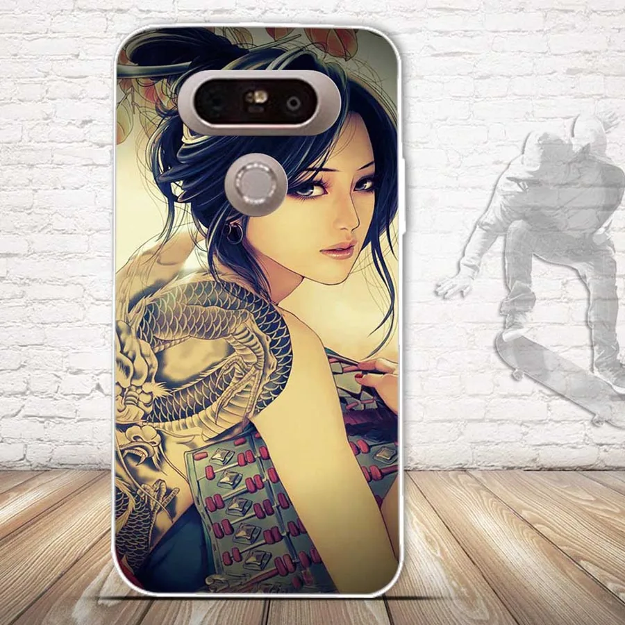 Мягкий чехол из ТПУ для Coque LG G5 силиконовый с рисунком черепа задняя крышка Funda H830