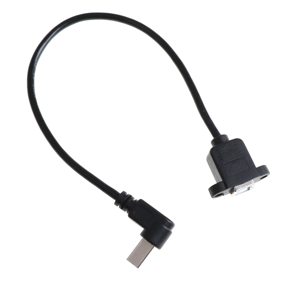 USB2.0 B мама к мужчине Панель Крепления для принтера 90 градусов правый угол принтер