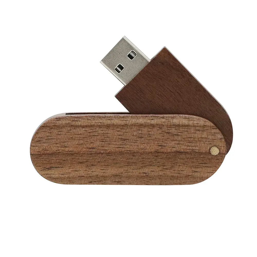 Walnut wood USB флеш-накопители, модель саблей, вращающийся деревянный Usb флеш-накопитель, Подарочный флеш-накопитель, USB флешка, 4 ГБ, 8 ГБ, 16 ГБ, 32 ГБ, 64 ГБ, карта памяти, флешка - Цвет: Walnut wood