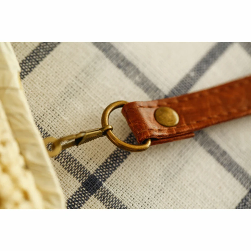 Плетеная пляжная сумка SUDS для женщин винтажный Ракушечный вязаный мессенджер