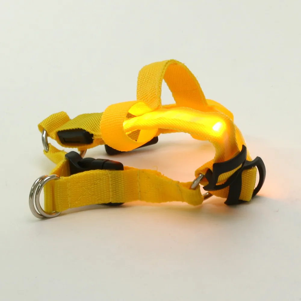 LED Flash Pet Security Collar Leashes Harness Accessory Rope Flashlight Dog Belt For Training Walking Running | Дом и сад