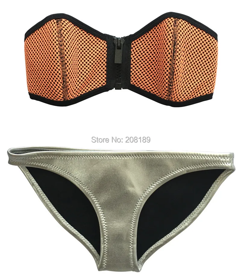 Женский купальник MUXILOVE с молнией из неопрена топом и подошвой 2016|suit|swimsuit bikiniswimsuit