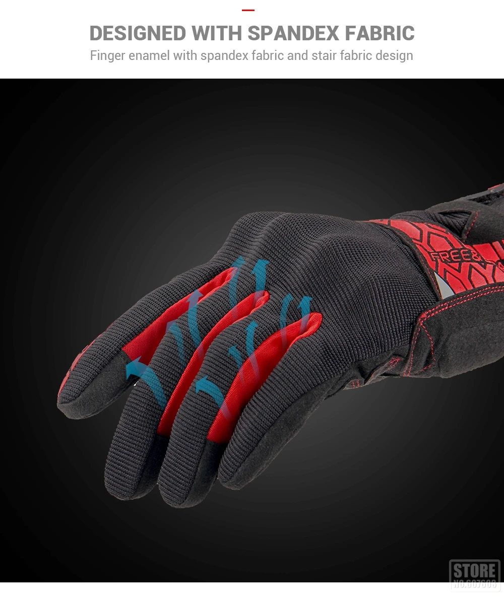 HEROBIKER мотоциклетные перчатки для езды по бездорожью Luva Motociclista Guantes Moto Biker перчатки для мотокросса с сенсорным экраном Мотоциклетные Перчатки