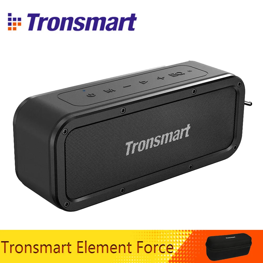 Tronsmart Force Bluetooth 5,0 динамик 40 Вт портативный динамик IPX7 водонепроницаемый TWS динамик s 15H время воспроизведения с сабвуфером, NFC телефон