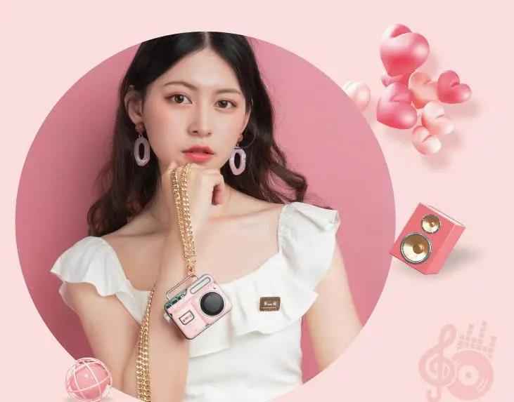 Xiaomi Bluetooth динамик литературный мини-динамик ретро радио портативный Прохладный каменный динамик