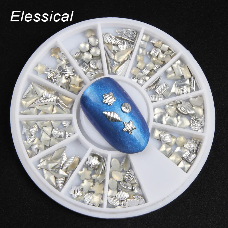 ELESSICAL комбинированные формы звезды треугольники заклепки наклейки на кончики