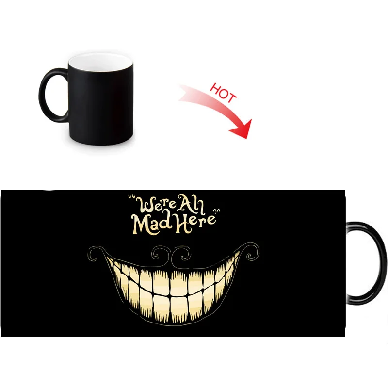 Кружка Алиса в стране чудес чувствительная кофейная чашка с датчиком