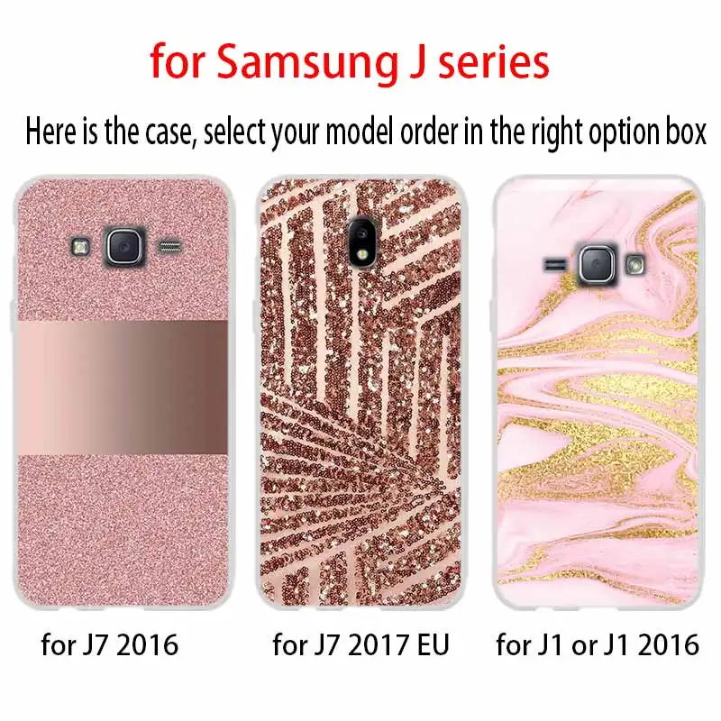 Телефон для Samsung Galaxy J6 J4 Plus J8 J3 J7 2018 J5 j7 2017 2016 j6 Prime чехол золотой розовый