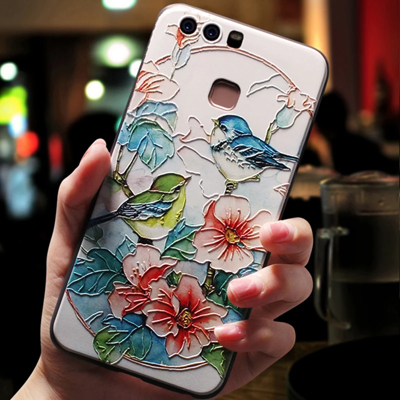 YueTuo 3d противоударный coque чехол для Huawei p9 P 9/p9 Lite p9lite 2016 Оригинальные Роскошные