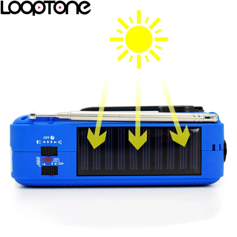 LoopTone FM/AM/SW приемник Портативный стерео радио для чрезвычайная ситуация вне дома