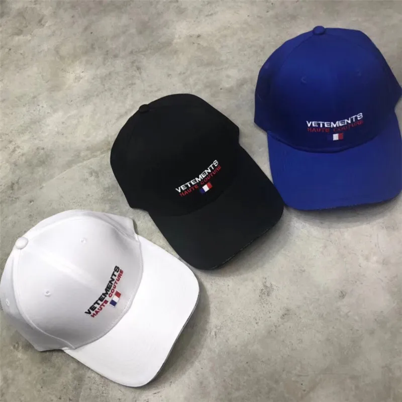 Vetements женская и мужская 1:1 высокое качество синий белый черный вышивка Флаг
