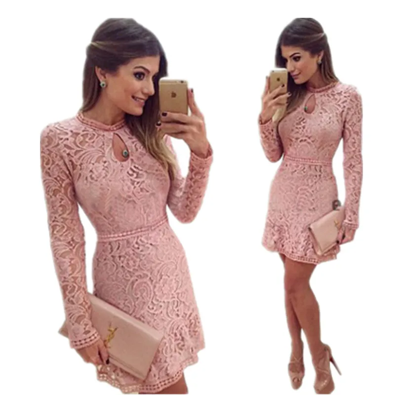 Летнее платье Vestidos De Renda кружевное женское элегантного размера плюс вечерние