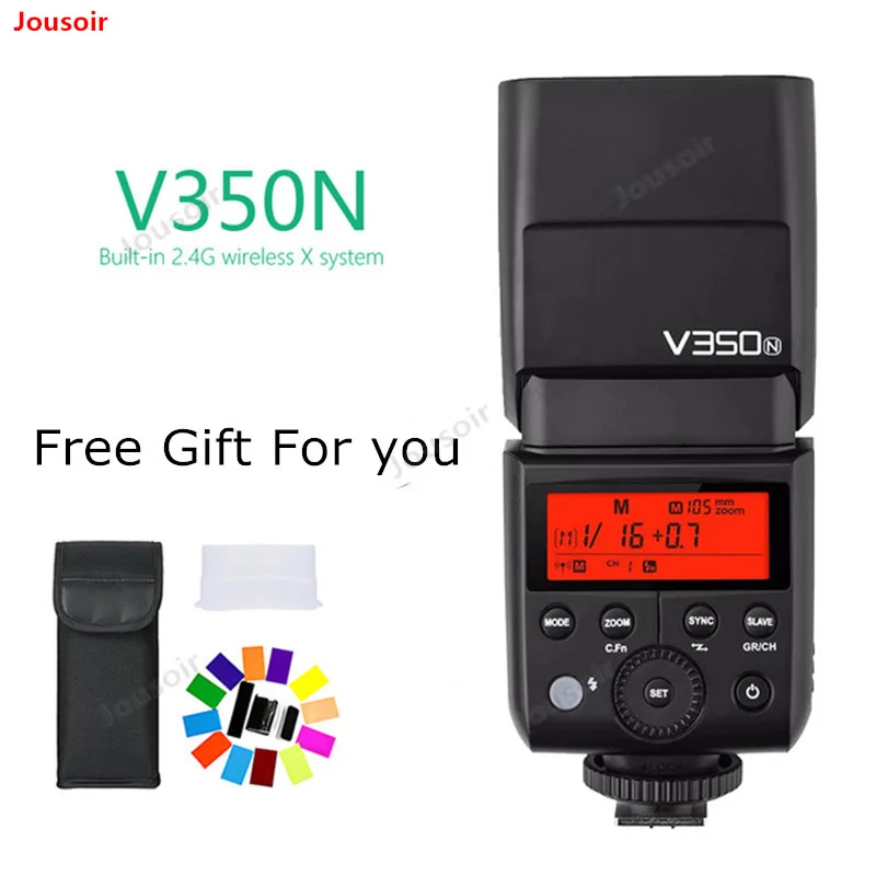 GODOX V350 S для C/N/S/L/O/F беззеркальная цифровая камера A7R внешняя высокоскоростная ttl литиевая батарея SLR камера топ вспышка D50 T03Y
