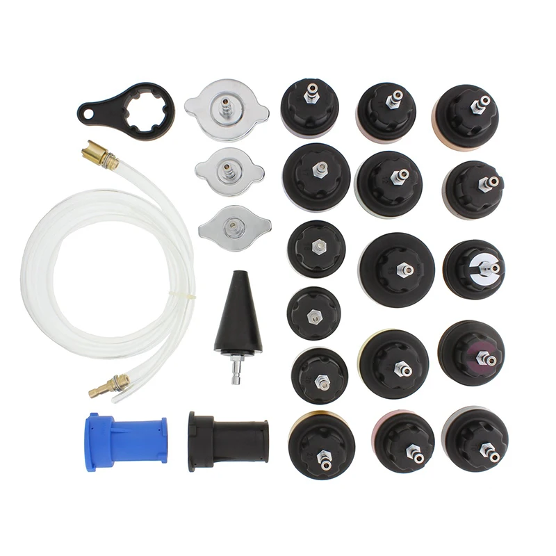 27 шт. универсальный тестер давления радиатора система охлаждения|radiator pressure