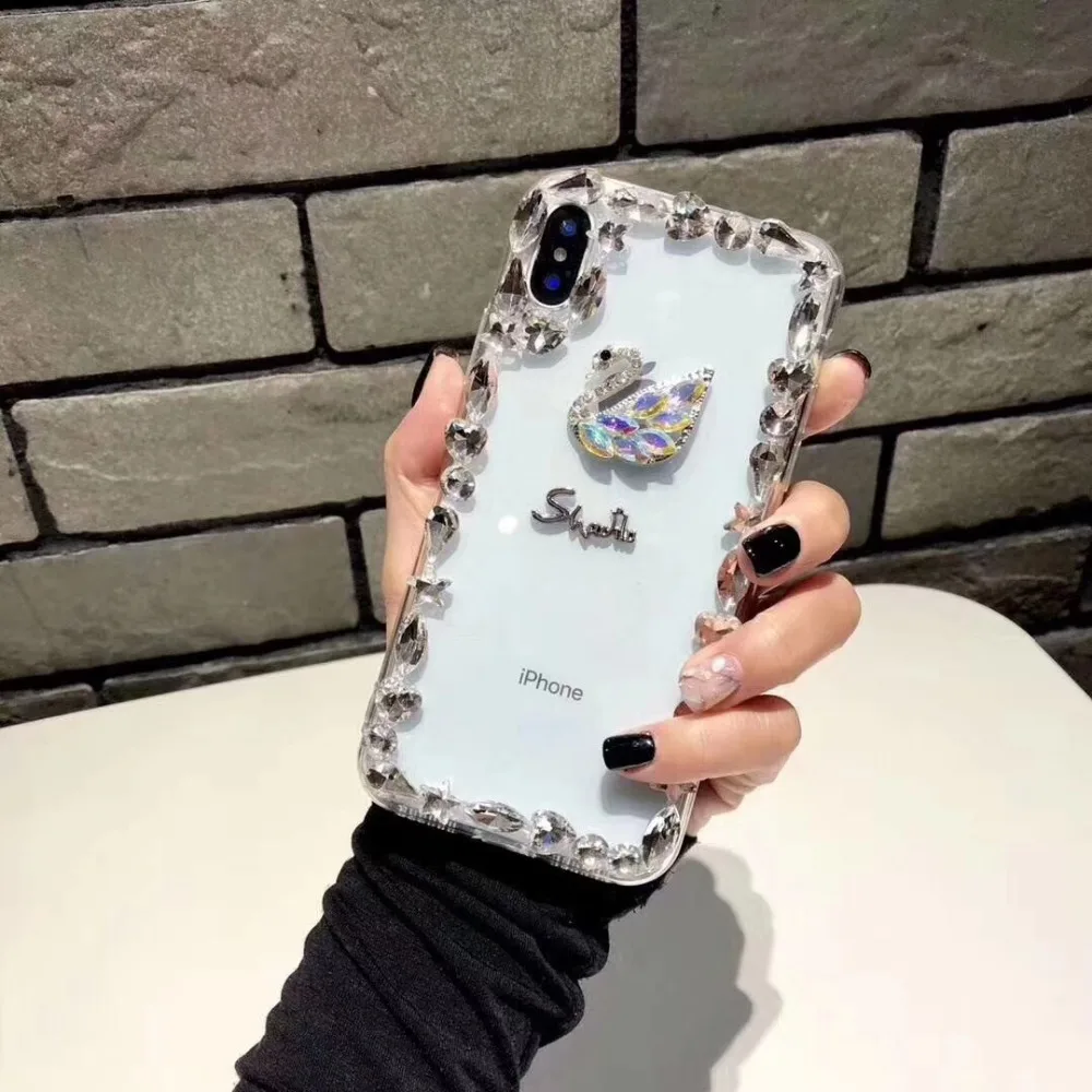 Female style Bling Glitter Crystal Back Cover For XIaomi Redmi 3 4 4A 4X 5 5A 5Plus Pro Note 2 Innovation Diamond Case |