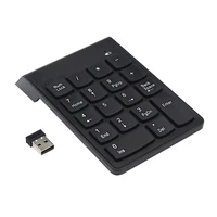 18keys mini digital keyboard ultra slim number pad 2 4g wireless keyboard usb numeric keypad for imac for macbook air laptop pc