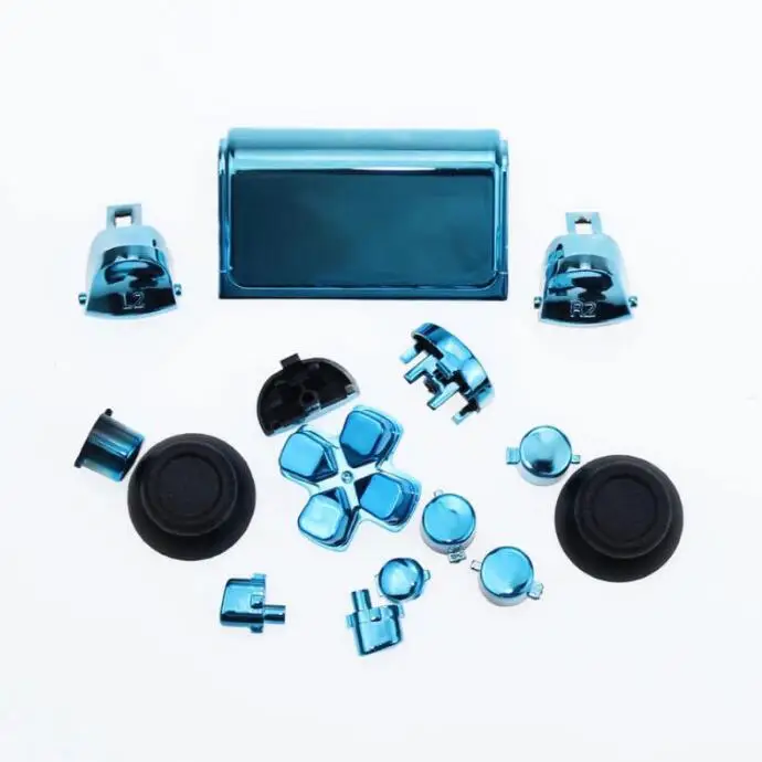 5pcs For PS4 Pro Controller chrome Full Buttons Set JDM-040 D-Pad Trigger L1 R1 L2 R2 | Электроника