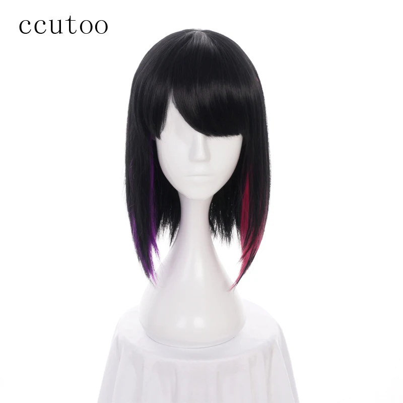 Фото Ccutoo 35 см женский Bobo короткий прямой синтетический парик волос Хэллоуин Вечеринка