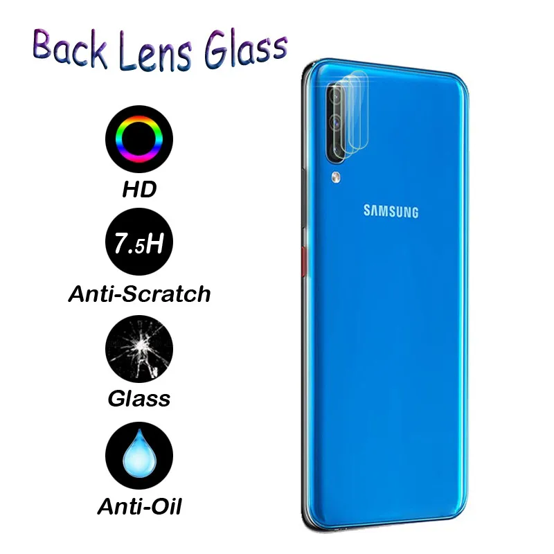 Закаленное защитное стекло для камеры Samsung Galaxy A30 A50 M30 A10 A 30 50 50A|Защитные стёкла и