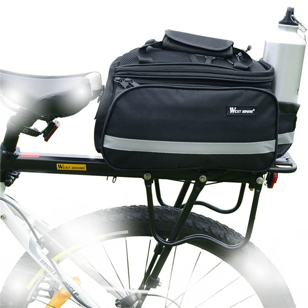 WEST BIKING 50 кг Ёмкость крепление для велосипеда+ сумка для велосипеда Чемодан Велоспорт подставки Racefiets Паррилья Bicicleta велосипедные условия велосипедный грузовой мешок