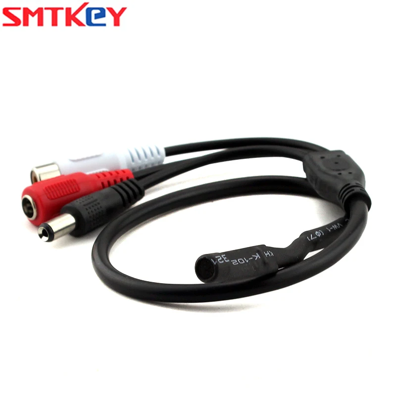 SMTKEY CCTV Микрофон широкий диапазон камера микрофон аудио мини для видеонаблюдения
