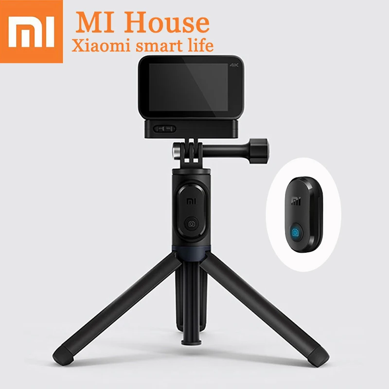 Маленькая селфи-палка Xiaomi Mijia штатив с Bluetooth 3 0 дистанционное управление вращение