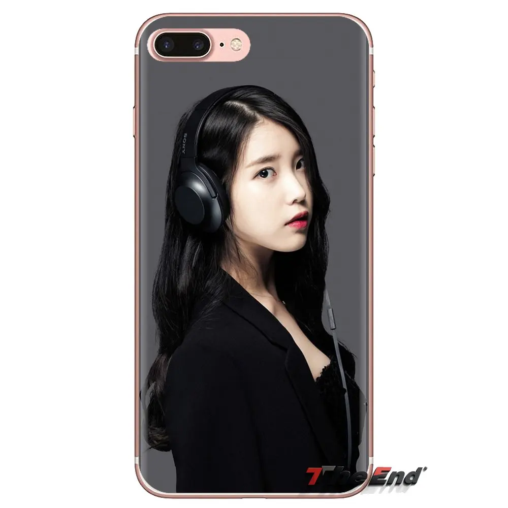 IU Lee Ji-eun Kpop Girl мягкие прозрачные чехлы для Samsung Galaxy S3 S4 S5 Mini S6 S7 Edge S8 S9 S10 Plus Note 3 4 5 8 9 |