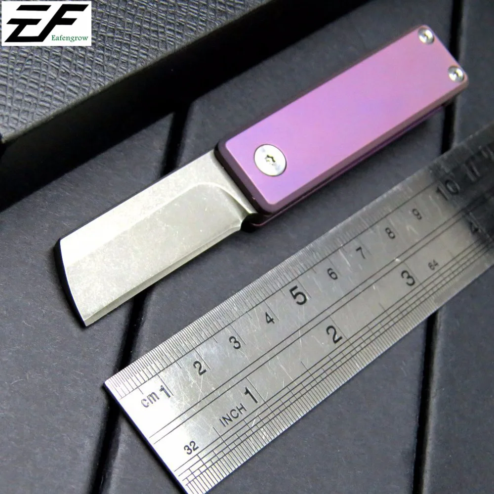 Eafengrow Serge MINI карманный складной Ножи M390 лезвие Титан Сплав Ручка Тактический выживания на открытом воздухе EDC инструмент ножи Новые