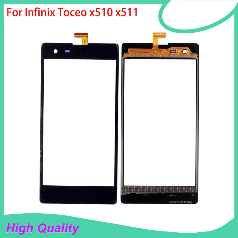 Сенсорный экран для мобильного телефона Infinix Toceo X510 X511 черная сенсорная