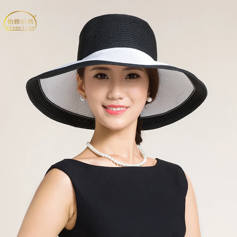 Новая мода Sun Hat взрослых моды Sunbonnet анти-ультрафиолетовая солнце Кепки широкими полями девушки туризма солнцезащитный крем Кепки путешествия Шапки b-7921