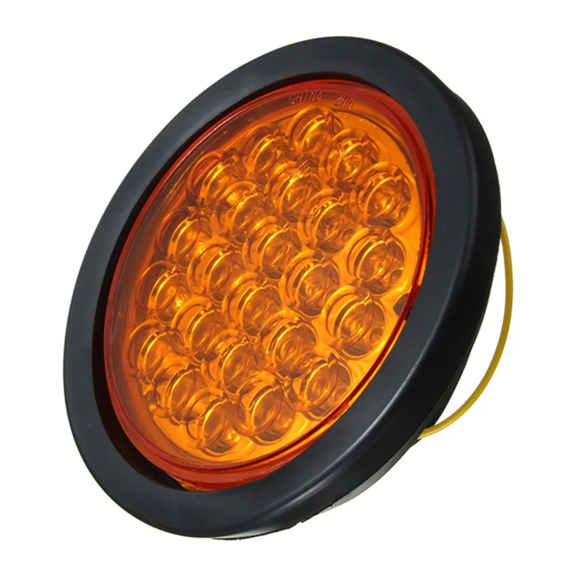 1 шт. 24 SMD Автомобильный Круглый задний фонарь s поворосветильник однофазный свет