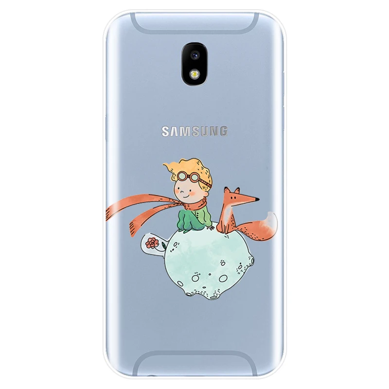 Cartoon The Little Prince earth space Phone Case For Samsung Galaxy J5 J7 2016 J3 2017 J7PLUS J7MAX J4 J6 J8 2018 | Мобильные