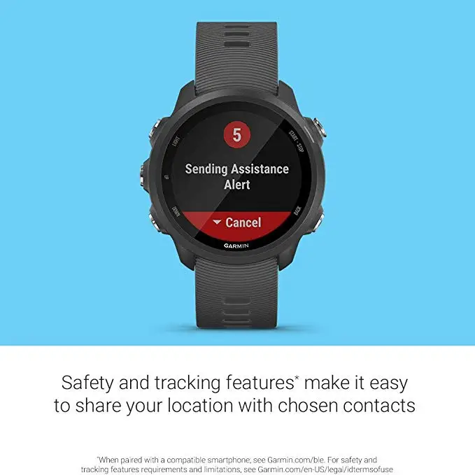 Смарт часы Garmin Forerunner 245 с GPS пульсометром кислородом спортивные мужские