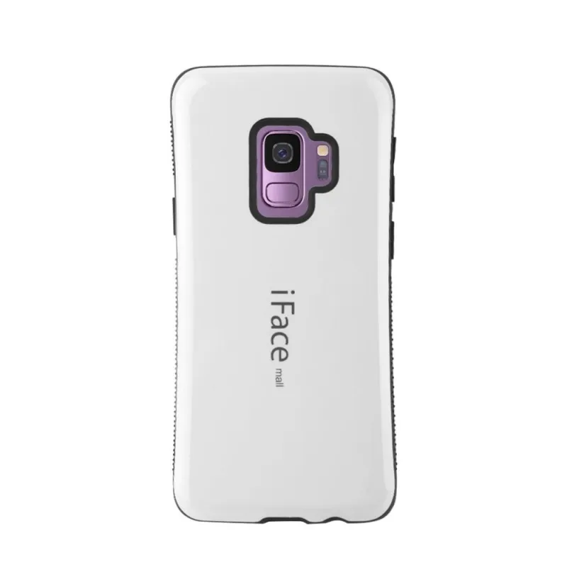 White Противоударный чехол для samsung Galaxy S9 Plus S9, чехол Iface Mall 360, полная защита, противоскользящий чехол из ТПУ для samsung Galaxy S9, чехол - Цвет: White