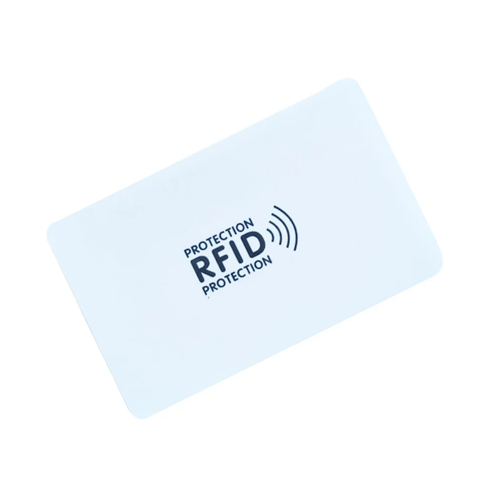 option-5pcs white 5 шт./лот RFID противоугонное Экранирование NFC информация противоугонное Экранирование карта подарок модуль магнитной защиты Противоугонная блокирующая карта - Цвет: option-5pcs white