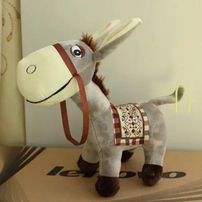 

about 25cm cartoon gray donkey plush toy soft doll birthday gift b0469