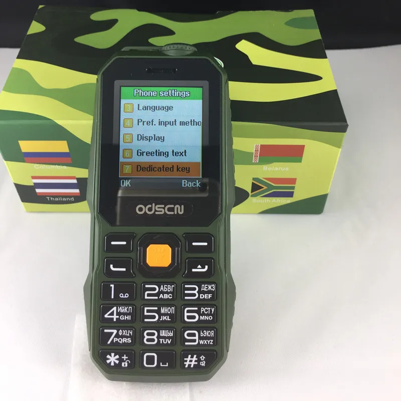 Оригинальный ODSCN T320 две sim карты Bluetooth громкий динамик прочный мобильный сотовый