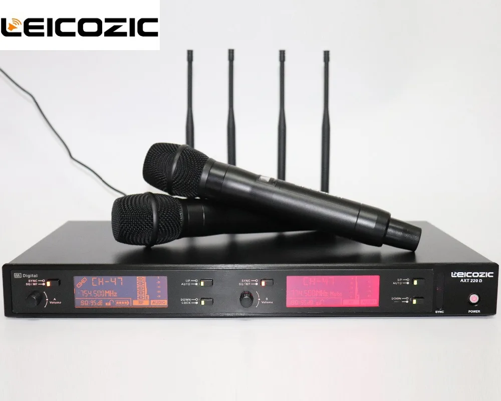 Leicozic ATX220D цифровой беспроводной микрофон профессиональный pll истинное
