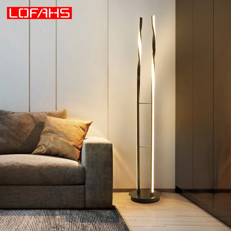 LOFAHS светодиодный напольный светильник для гостиной стоячий полюсный семейных