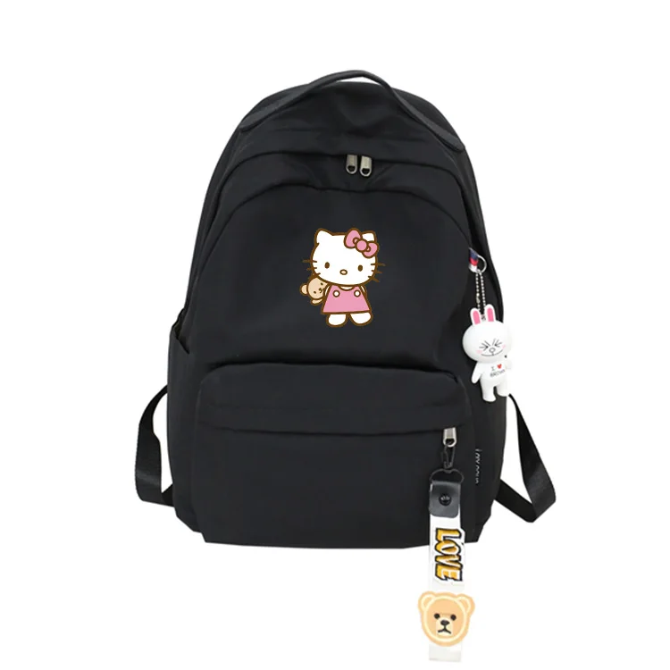 Модный женский рюкзак с аниме hello kitty, школьные сумки для девочек-подростков, милый розовый рюкзак для путешествий, рюкзак на плечо, сумка для ноутбука - Цвет: GJB kitty2