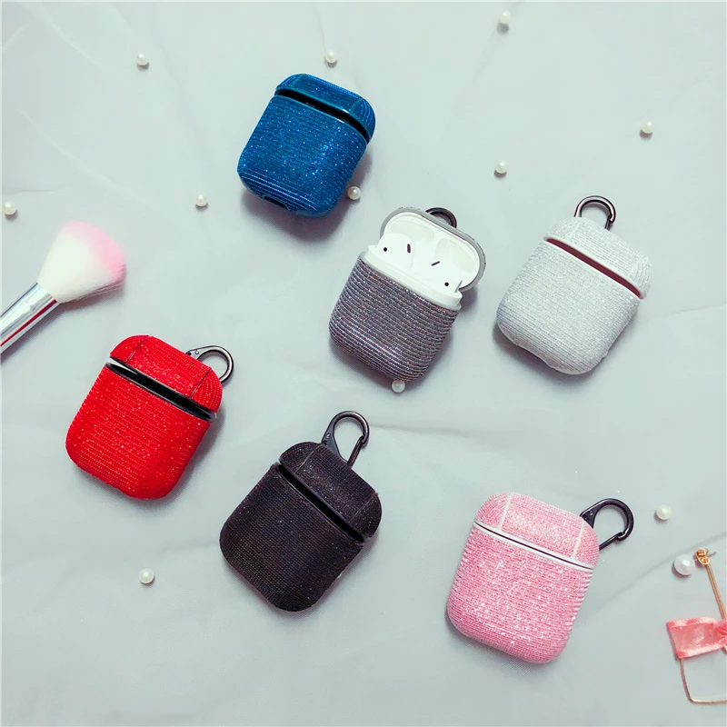 Новый блестящий чехол все включено AirPods для Apple 1/2 персональный Bluetooth гарнитура