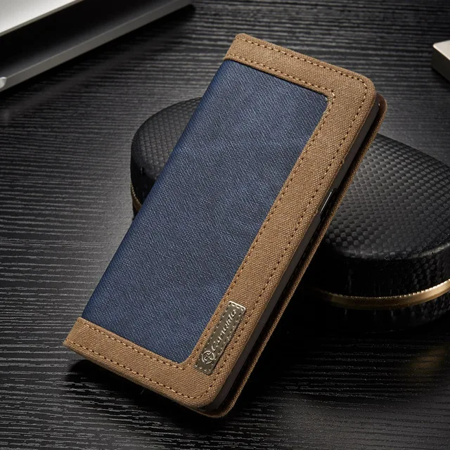 Чехол-книжка Me, Джинсовый чехол для samsung Galaxy S8, S9 Plus, Note 8, чехол-кошелек с подставкой для samsung Galaxy S8 Plus, S8+ S7 Edge, ковбойский чехол - Цвет: Синий