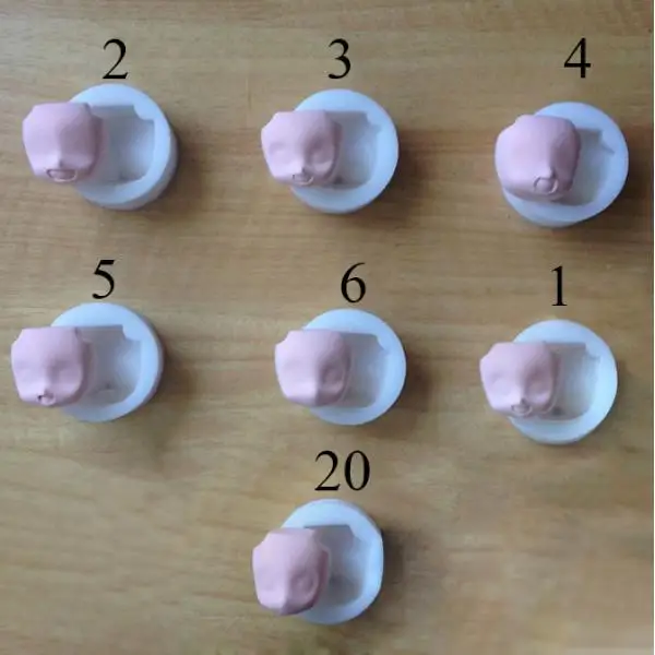 Силиконовые формы с мультяшным лицом наклейки для глаз куклой изготовления