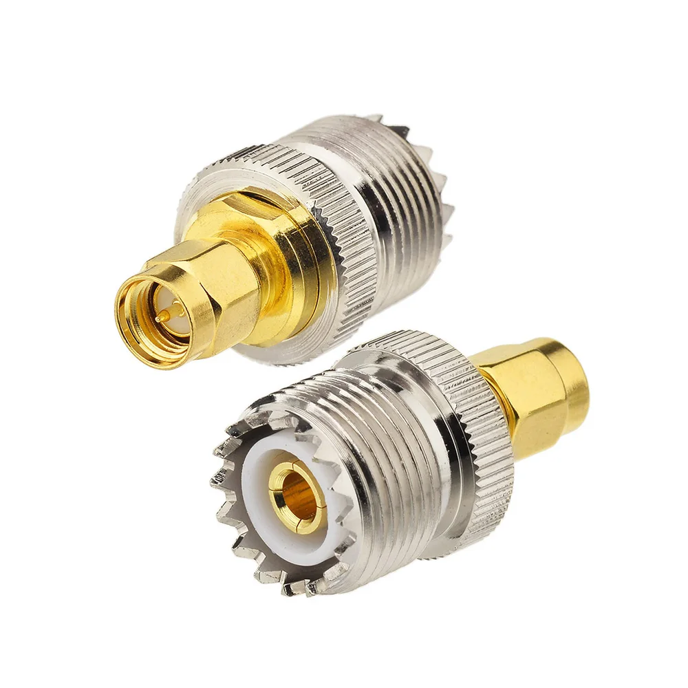 Eightwood SMA для UHF SO-239 SO239 автомобиль радио антенна RF коаксиальный переходник Комплект SMA для UHF SO-239 SO239 разъем 4 типа