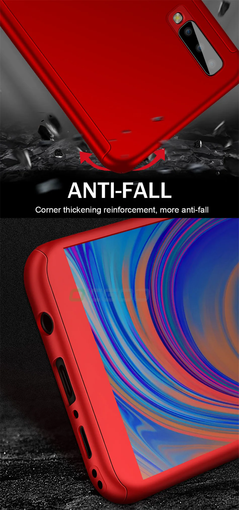 360 градусов чехол для телефона для samsung Galaxy J4 J6 A6 A8 плюс J8 A7 полное покрытие чехол s для samsung A5 A7 A3 J5 J7 чехол Coque