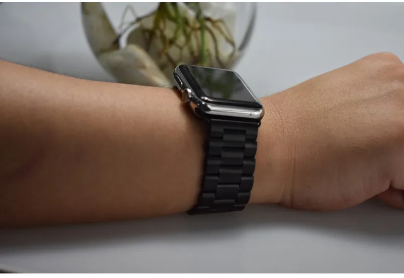 Роскошный ремешок из нержавеющей стали для Apple watch 4, 5, ремешок 42 мм/38 мм iWatch, ремешок 44 мм/40 мм, металлический браслет для часов 3, 2, 1, аксессуары